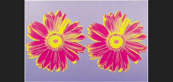 Andy Warhol Daisy Double Pink